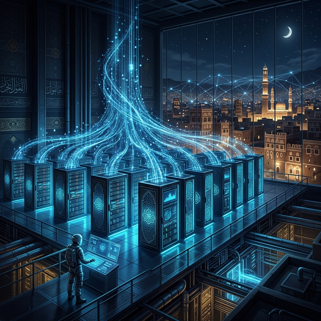 مستقبل الاستضافة السحابية في اليمن 2026: كيف يغير الذكاء الاصطناعي قواعد اللعبة؟