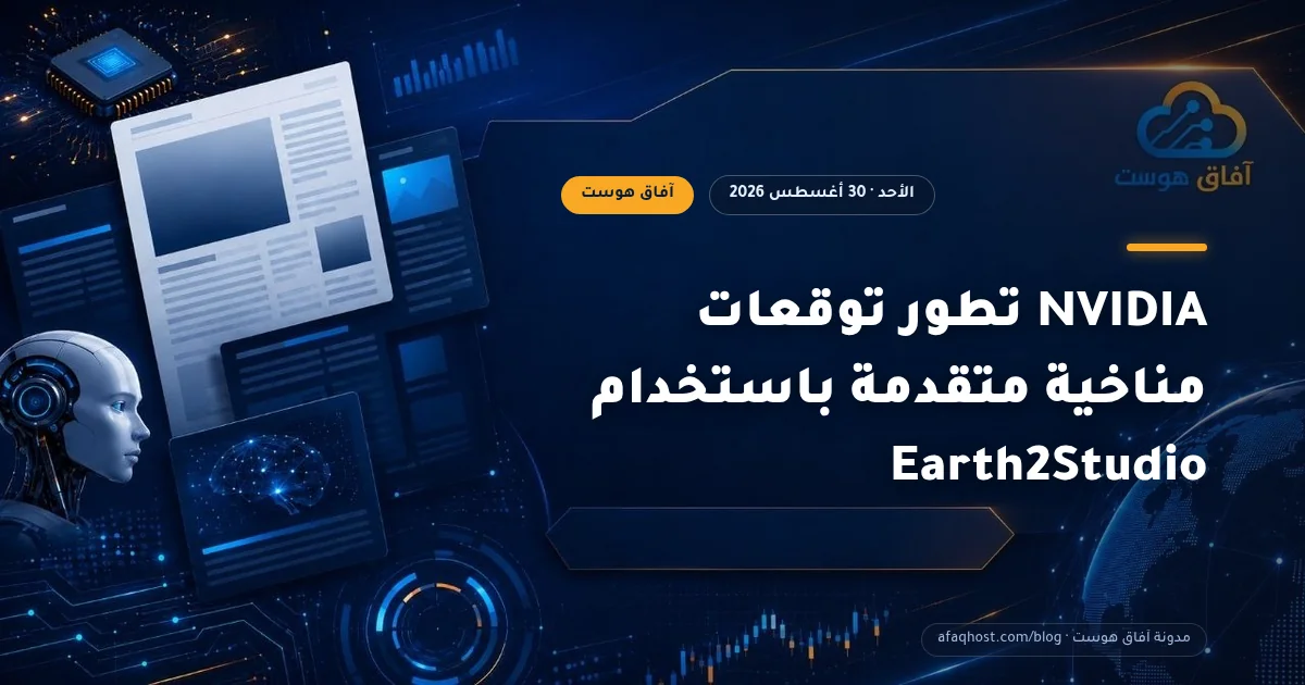 NVIDIA تطور توقعات مناخية متقدمة باستخدام Earth2Studio
